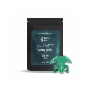 Mastermind – Blue Raspberry Gummy Frogs – 1000mg